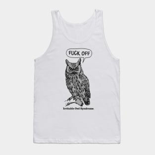 Fuck off Owl Tank Top